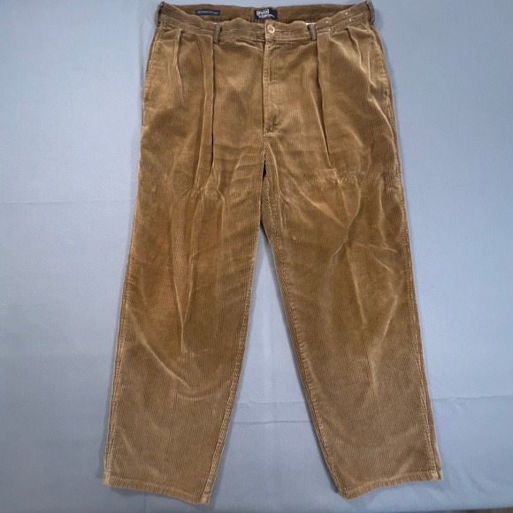 Polo Ralph Lauren Classic Golf Pant Corduroy Pleated Mens 38x30 Vintage Made USA - Picture 1 of 7